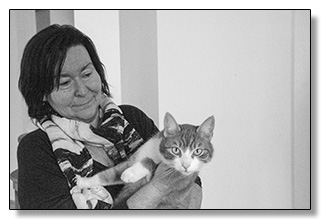 Ulrike mit Katze